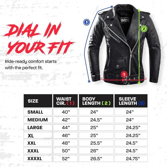 🆕 Hwk Leather Motorcycle Jacket Women Black Genuine Weather Resistant Riding - Picture 7 of 7